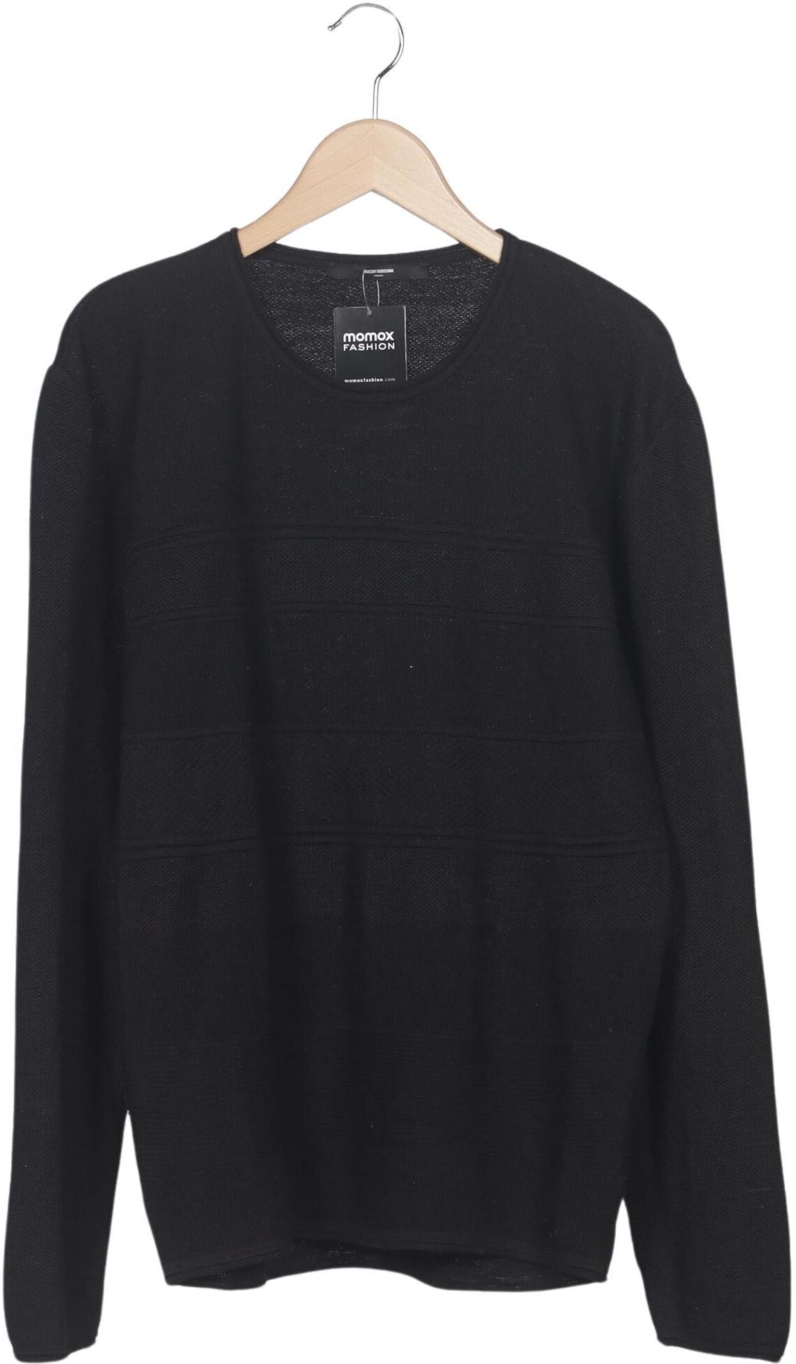 Takeshy Kurosawa Herren Pullover, Schwarz, Gr. XL, Synthetik / Wolle - Second Hand
