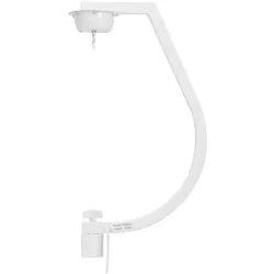 Eurolite Stativhalterung mit Motor für Spiegelkugeln bis zu 30cm ws (30 cm), Spiegelkugel, Weiss