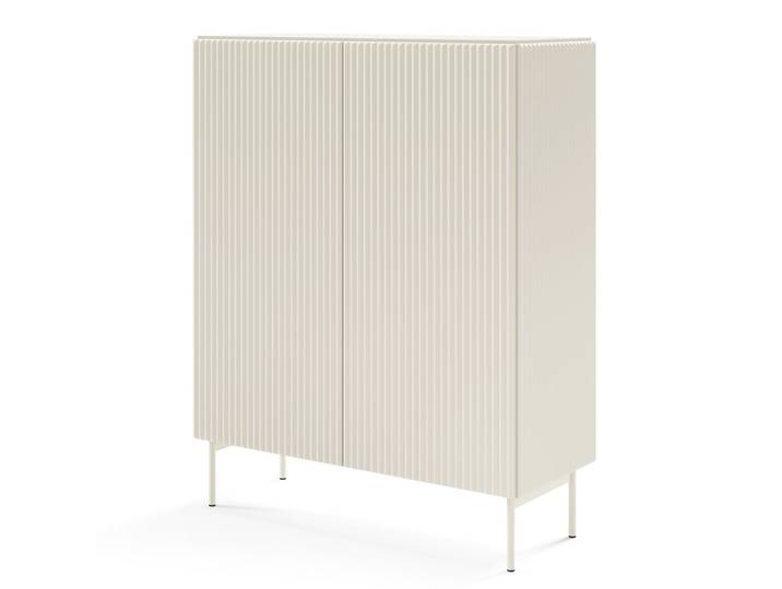 HIGHBOARD TRATTO 98,6/123/39,8cm 2 Türen Kaschmir
