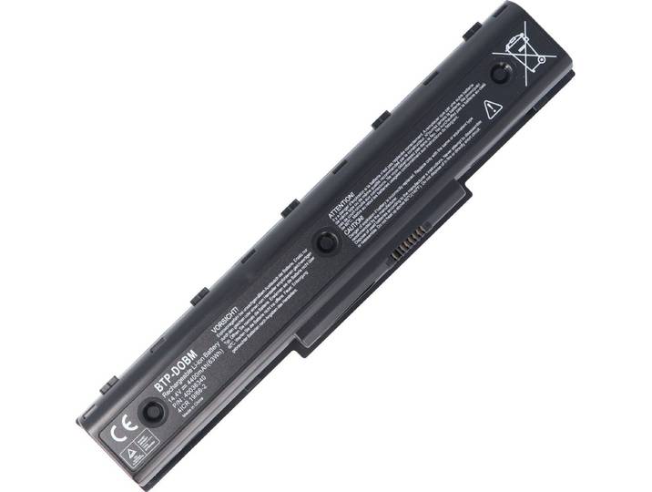 AccuCell-batterij geschikt voor Medion BTP-D0BM-batterij P / N: 40036340
