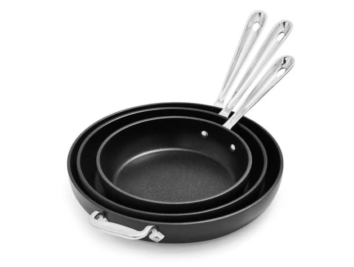All-Clad HA1 Pfannen-Set, antihaftbeschichtet, 3 Stück, 834, 1034 und 1234