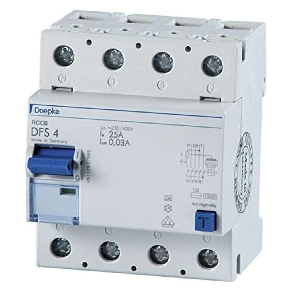Doepke DOEP DFS4AFI40-4/0,03 Fi-Schalter 40A 0,03A 4p (09134901)