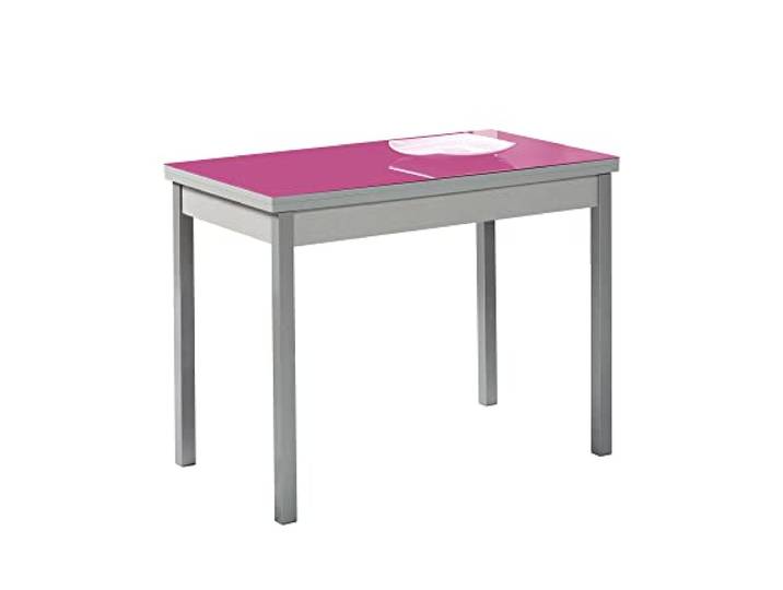 ASTIMESA Küchentisch, Metall, Fuchsia, 90 x 50 cm