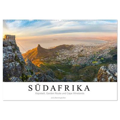 Südafrika: Kapstadt, Garden Route und Cape Winelands (Wandkalender 2027 DIN A2 quer), CALVENDO Monatskalender
