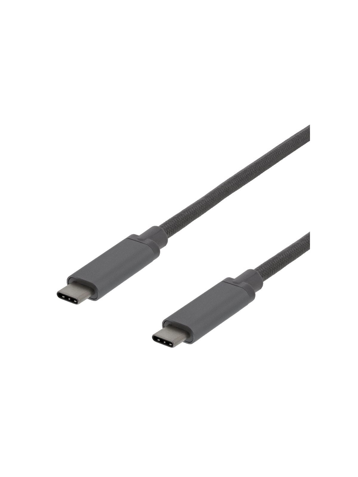 Deltaco USBC-1362 - USB-C cable - 24 pin USB-C to 24 pin USB-C - 1 m