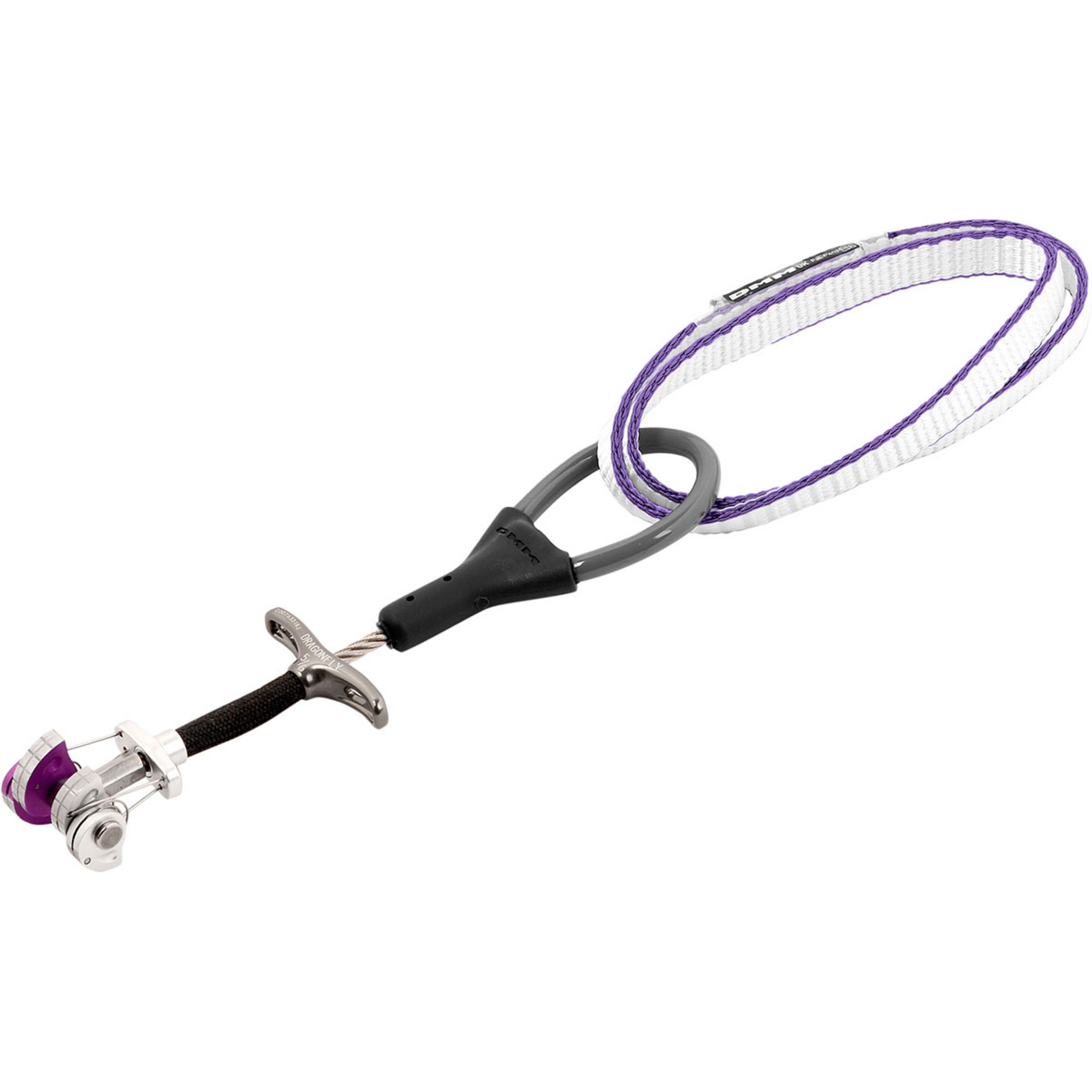 DMM Dragonfly Micro Cam Offset Friend Friends & Klemmgeräte weiss Größe 5/6 silver-purple Alpinklettern