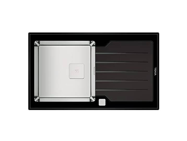 TEKA Einbauspüle DIAMOND RS15 1B 1D 86 REV 2Ø BLACK 115100011