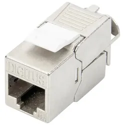 Digitus CAT6A Keystone Jack, geschirmt,Re-embedded 500MHz gem.ISO/IEC 11801:2002 AM2:2009/09,im Bulk (Keystone Modul), Zubehör Netzwerk