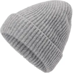 Tchibo - Merino-Strickmütze - anthrazit