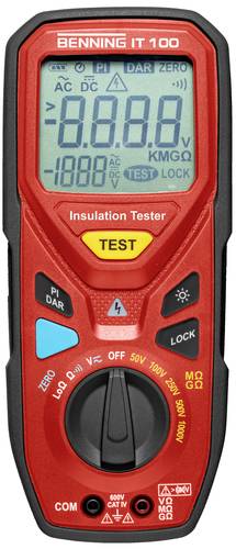Benning IT 100 Isolationsmessgerät 50 V, 100 V, 250 V, 500 V, 1000 V 20 GΩ
