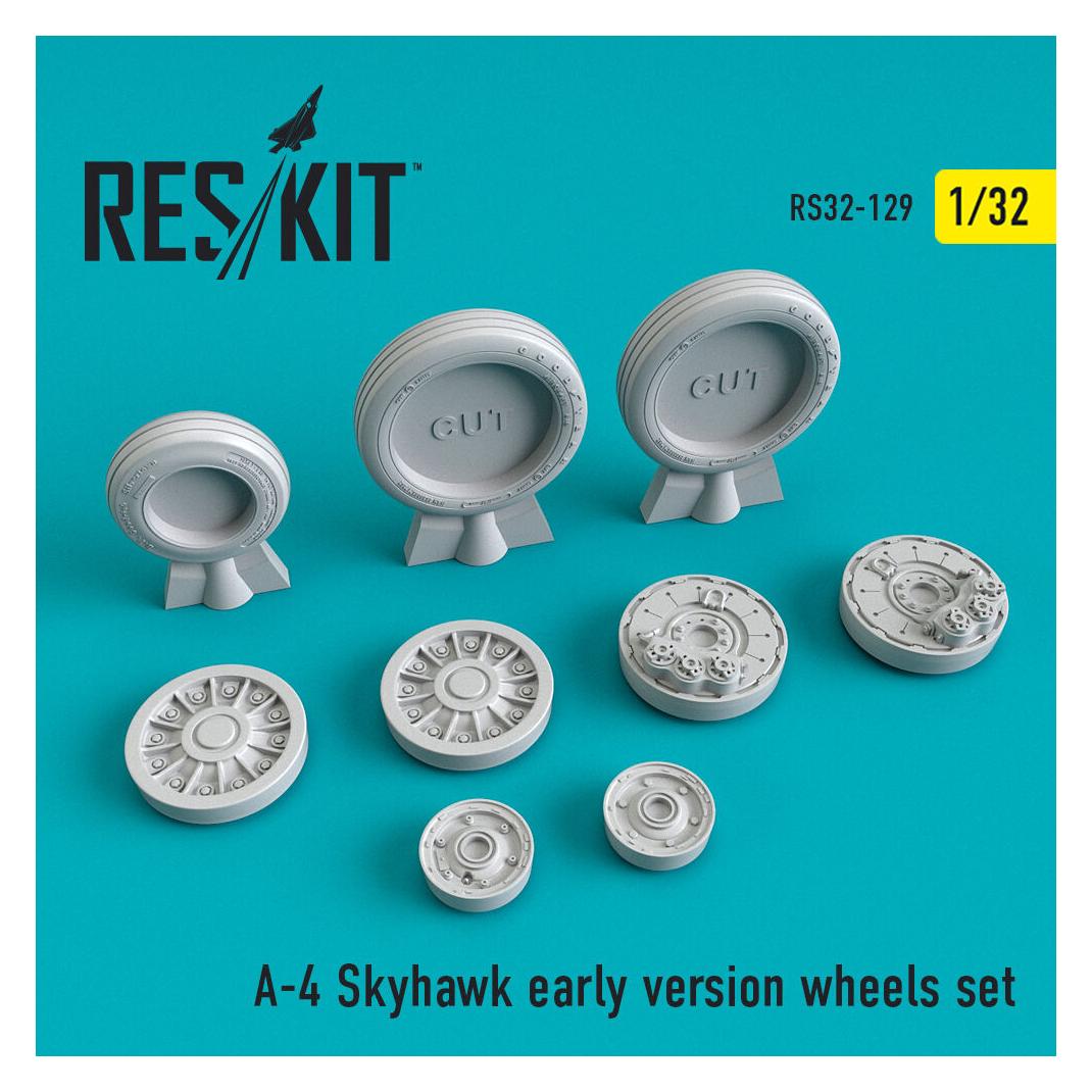 ResKit A-4 Skyhawk early version wheels set (RS32-0129)