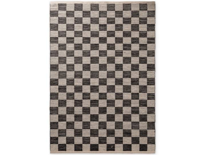 Tapis en jute fait à la main damier 200x300cm
