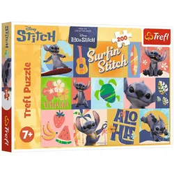 Puzzle 200 – Hawaiianische Abenteuer – Disney Stitch Trefl 13331