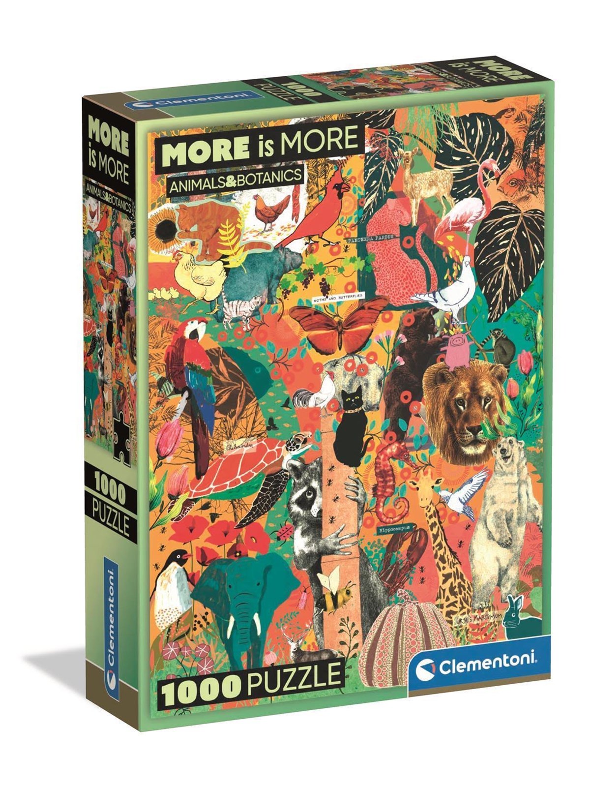 Clementoni Puzzle More Is More - Animal&Botanics 1000 pieces 2D Puzzles