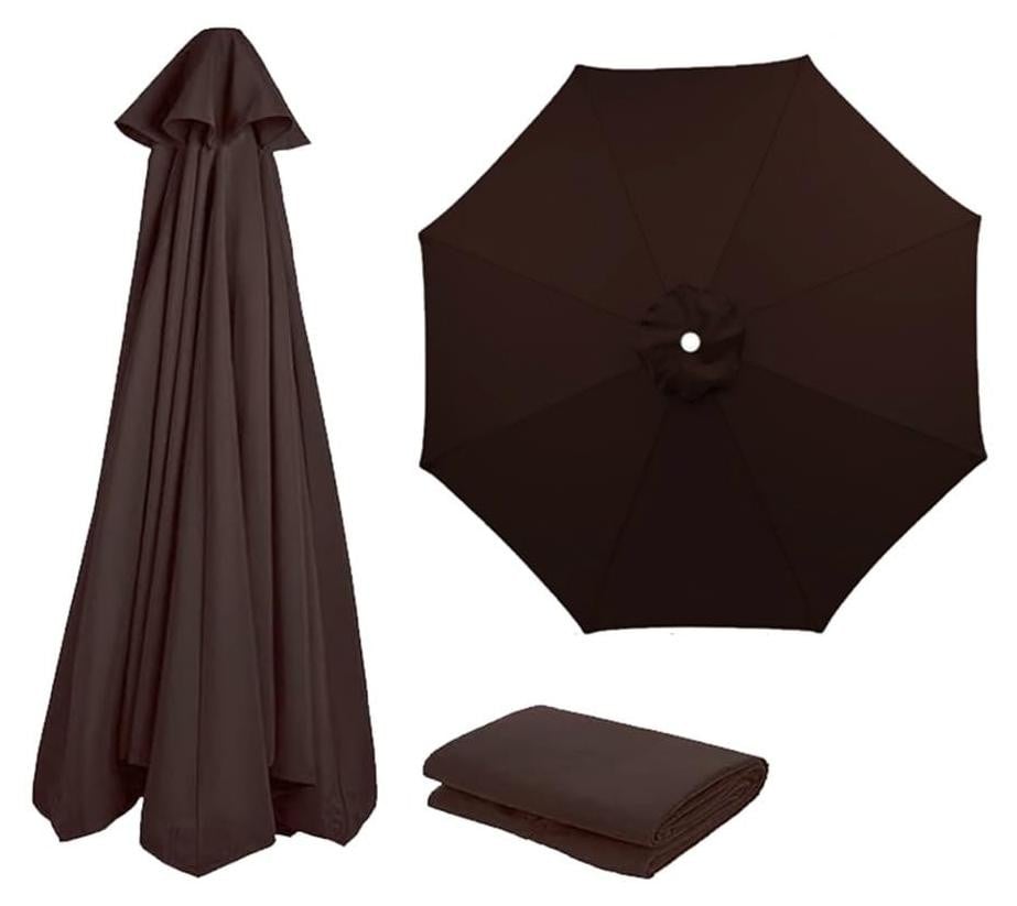 Waterdichte canvas vervangende parasolhoes voor 8-ribs parasol