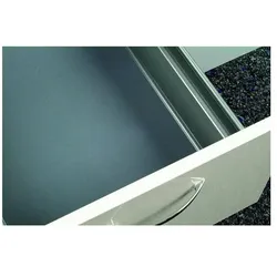 Agoform Antirutschmatte AGO-Solid Fixzuschnitt für Breite ArciTech, Küchen Organizer, Silber