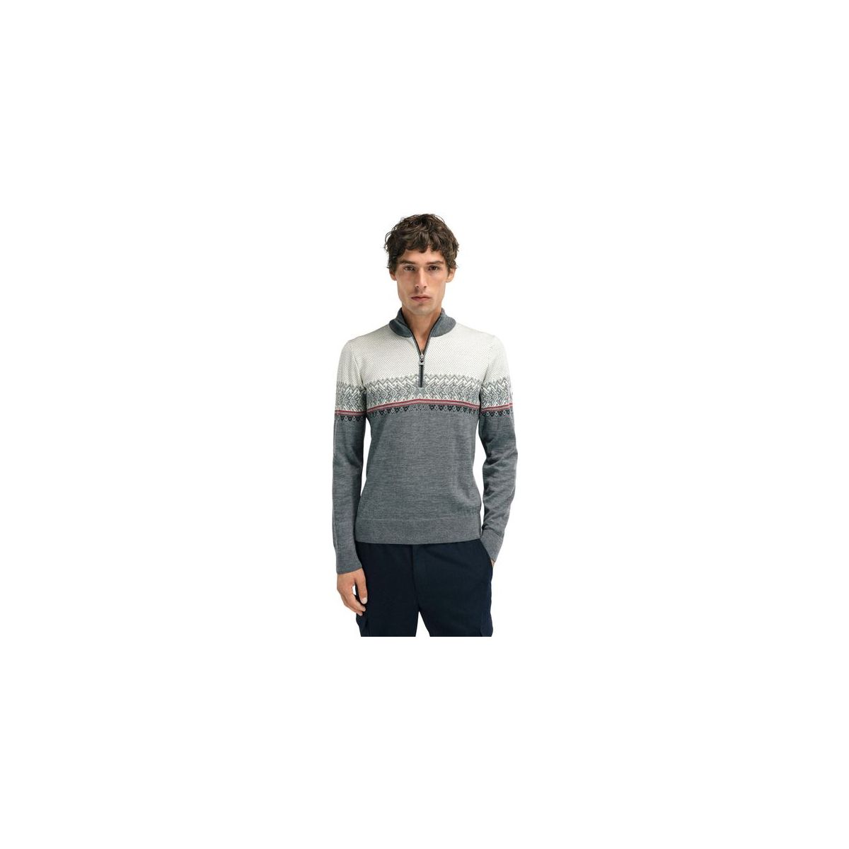 Dale of Norway Hovden Masc Sweater smoke offwhite (T00) XXL 93441-T00-XXL