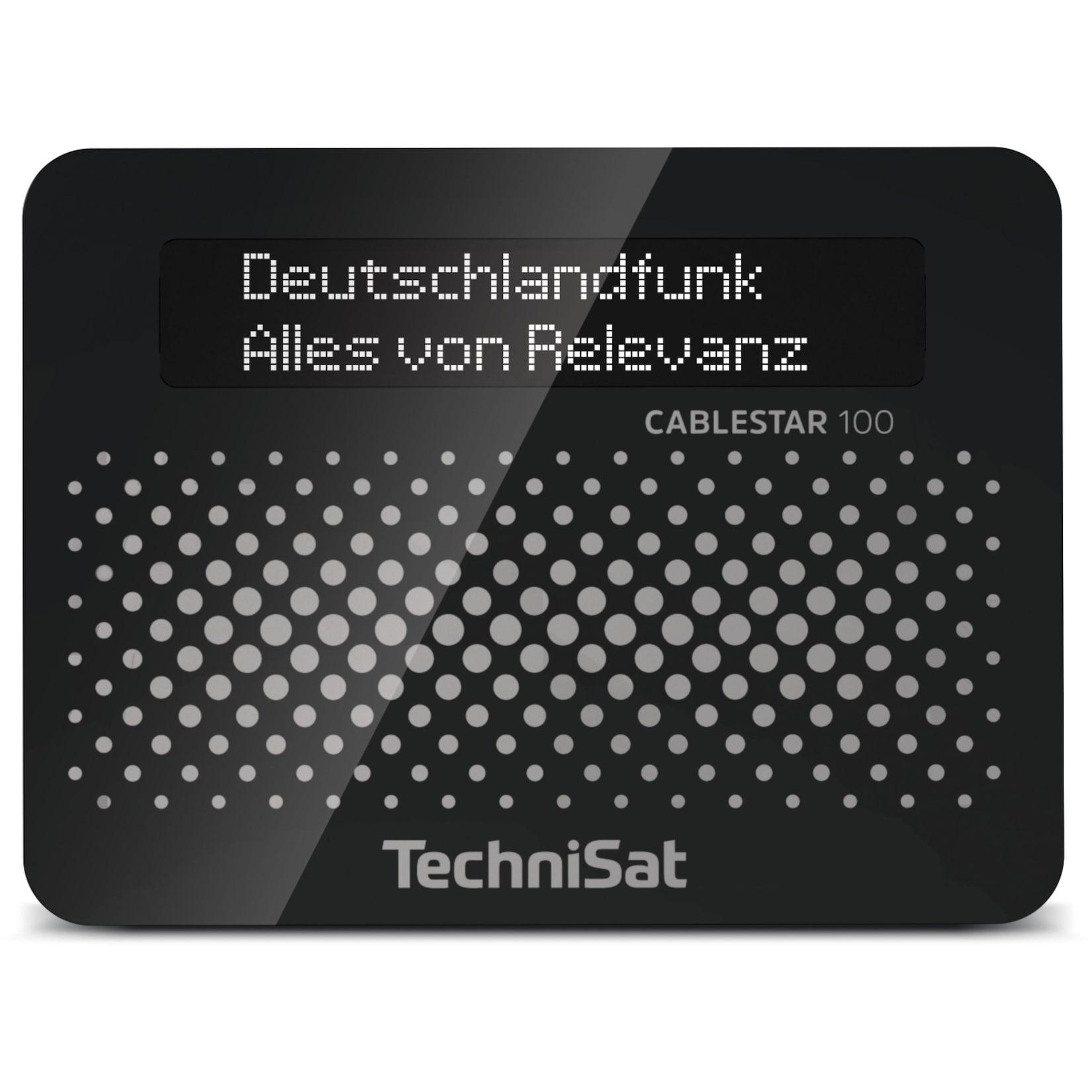 TechniSat CABLESTAR 100 Digitalradio-Empfangsteil mit AAC für Kabelanschluss