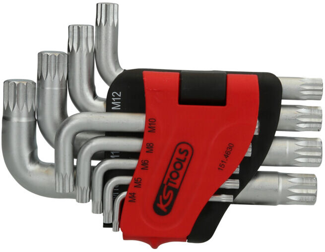 KS Tools XZN Jeu de clés Allen, courtes, 9 pièces (151.4630)