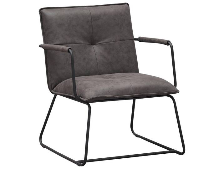 Mid.you Sessel, Anthrazit, Metall, 65x80x68 cm, Wohnzimmer, Sessel, Sonstige Sessel