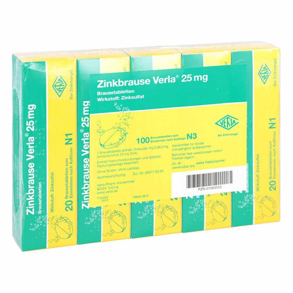 Verla-Pharm Arzneimittel GmbH & Co. KG Zinkbrause Verla 25mg 01564555