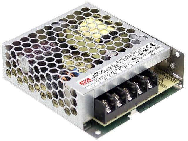 MeanWell 1-kanaals inbouw schakelende voeding 50W 5V 10A