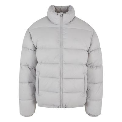 Winterjacke K1X "K1X K1X 3D Puffer", Herren, Gr. XL, weiß (grau), 100% Polyamid, mehrfarbig, normal, amerikanischer Ausschnitt, Jacken Winterjacke
