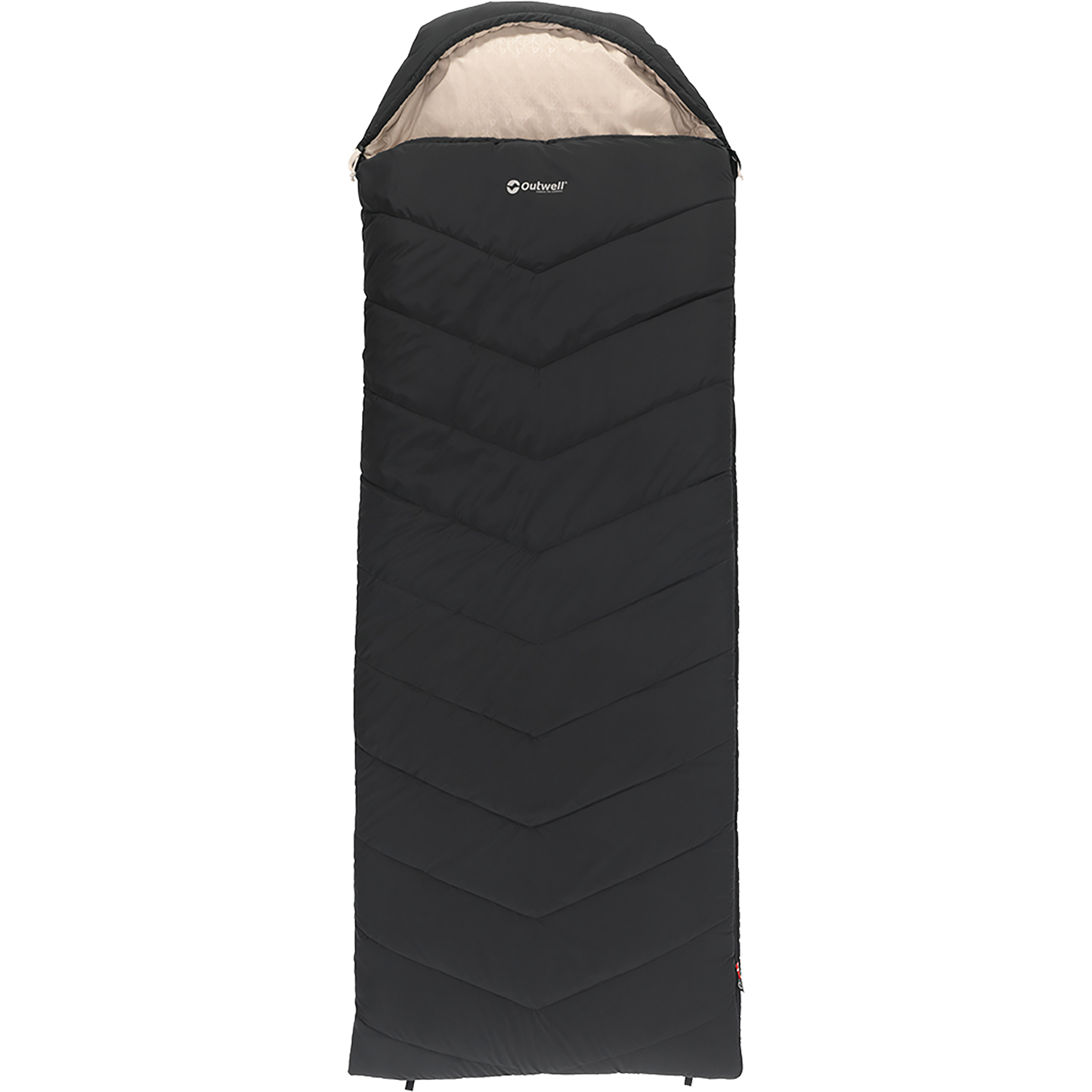 Outwell Caldera Supreme Schlafsack Kunstfaserschlafsäcke schwarz Größe max. 190cm Camping