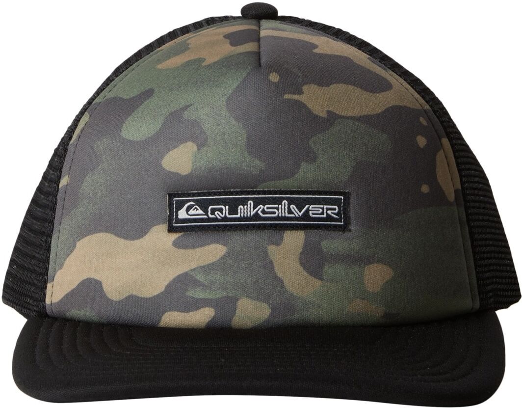 Trucker Cap QUIKSILVER "Emu Coop", Herren, schwarz, Kunstfaser, Caps Trucker Cap