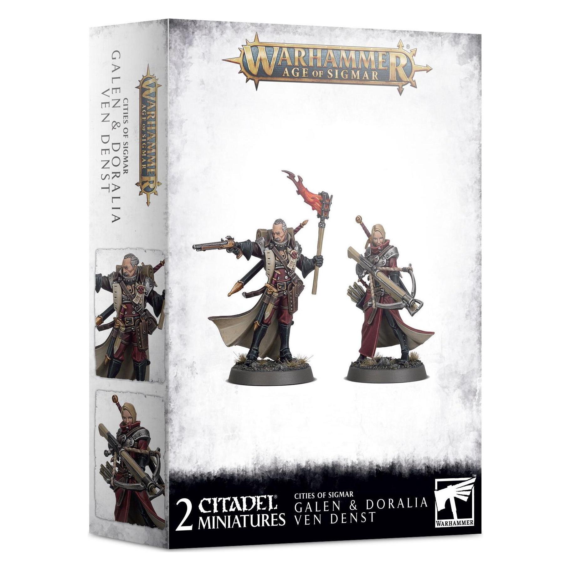 Games Workshop Galen and Doralia ven Denst (Kunststoff) (86-45)