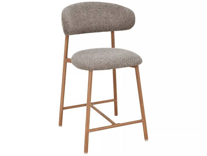 Barhocker ELONE, Eiche/Cappuccino