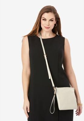 Women's 3-In-1 Crossbody Bag by Accessories For All in Silver
