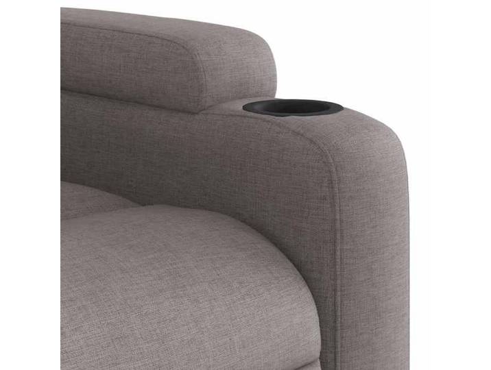 Solde août  Fauteuil inclinable Charge 150kg 74x89x100 cm - Fauteuil Releveur Relax électrique Taupe Tissu 47155834