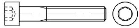 ISO 4762 Zylinderschrauben A 2 M 8 x 8 A 2 S ; Industrial Quality Supplies (047629200080008)