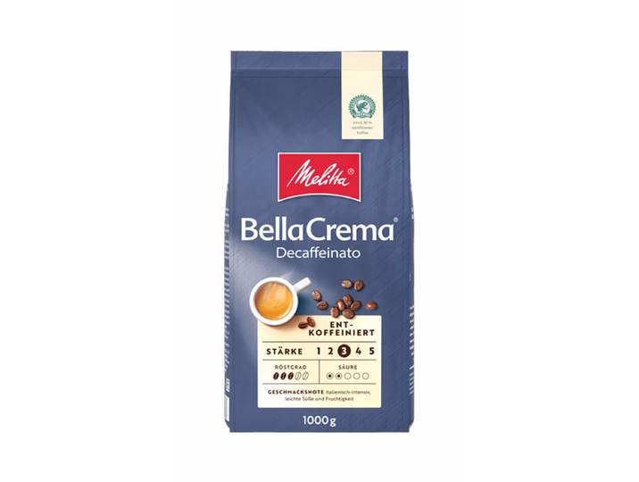 Melitta Bella Crema Decaffeinato 1 kg Kaffeebohnen
