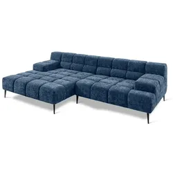 designwerk Ecksofa Liam Stoff Blu