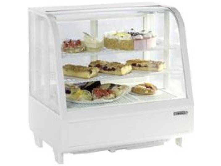Vitrine Réfrigérée Patisserie à Poser - 100 litres Blanche - Casselin
