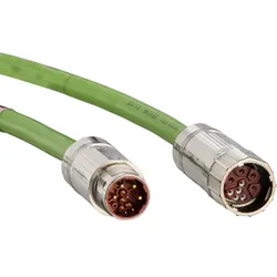 Schneider Electric VW3EF132R200 Verlängerung für OMC-Hybridkabel VW3ED132R zwischen SH3-Servo und LXM62, 1,5mm2, beidseitiger Anschluss mit M17, 20m