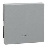 Wippe Kontrollfenster Aluminium für Schalter- und Taster-Einsatz, Typ 431060 aluminium, Retail