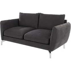 2-SITZER-SOFA Elou Graphit Microfaser