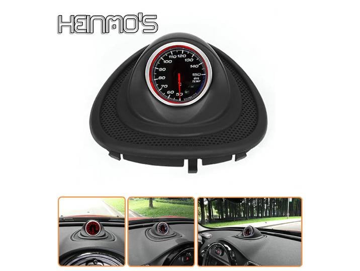 Jauge de température d'huile de sortie d'air de tableau de bord de voiture pour Mini Cooper F55 F56, jauge de température d'eau, jauge de suralimentation, accessoires de décoration intérieure