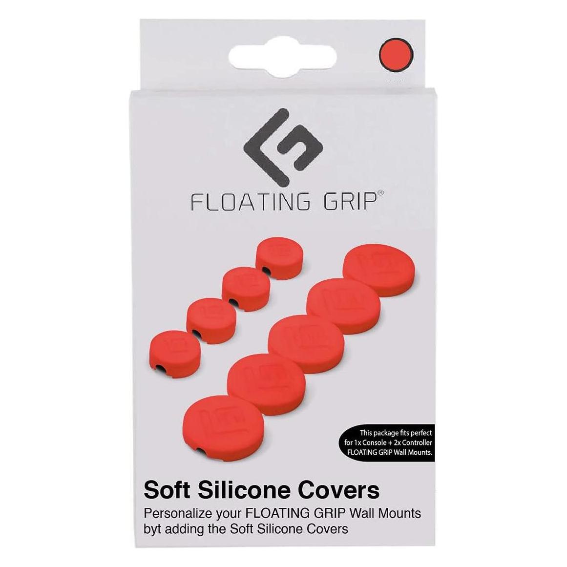 Floating Grip Wall Mount Covers (Red) (368070)