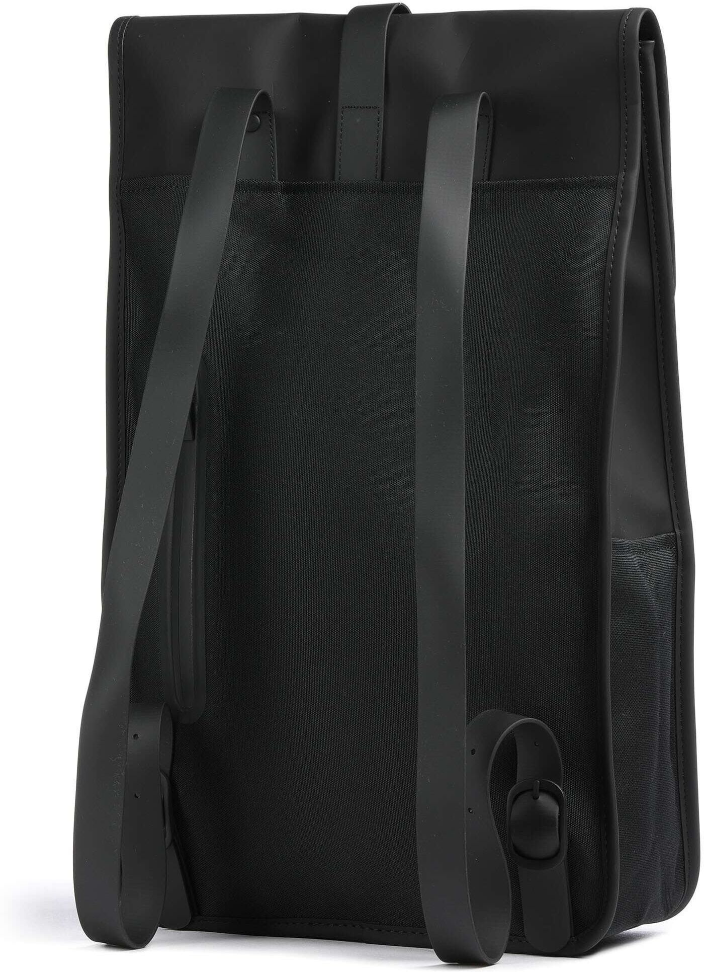 Rains Rucksack, schwarz