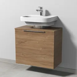Sanipa 3way Universal-Waschtischunterbau mit 1 Auszug, Eiche-Kansas UM60059