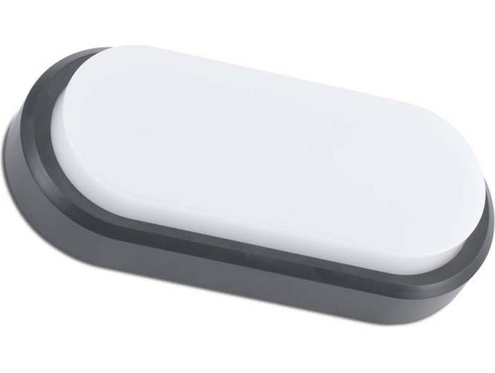 Faro 70667, Wandbeleuchtung für den Außenbereich, Grau, Acrylnitril-Butadien-Styrol (ABS), IP65, II, 1 Glühbirne(n)