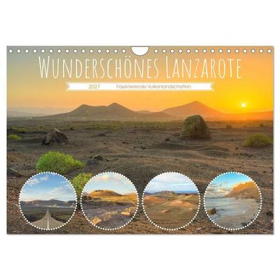 Wunderschönes Lanzarote (Wandkalender 2027 DIN A4 quer), CALVENDO Monatskalender