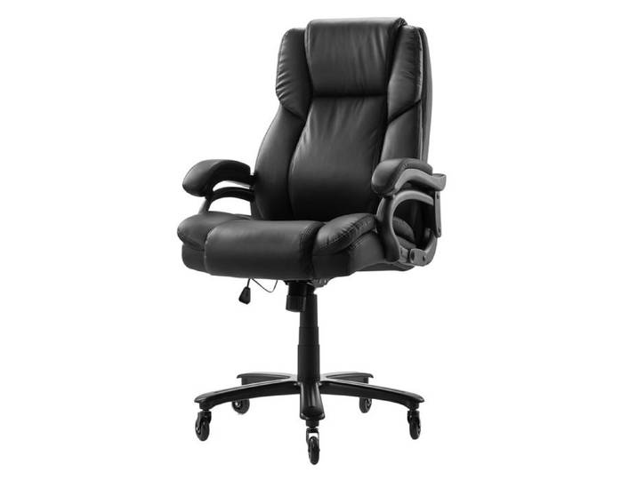 Chaise de Bureau-VEVOR-Support Lombaire à Commande par Bouton Fauteuil de Direction Ergonomique-Charge 226 8 kg