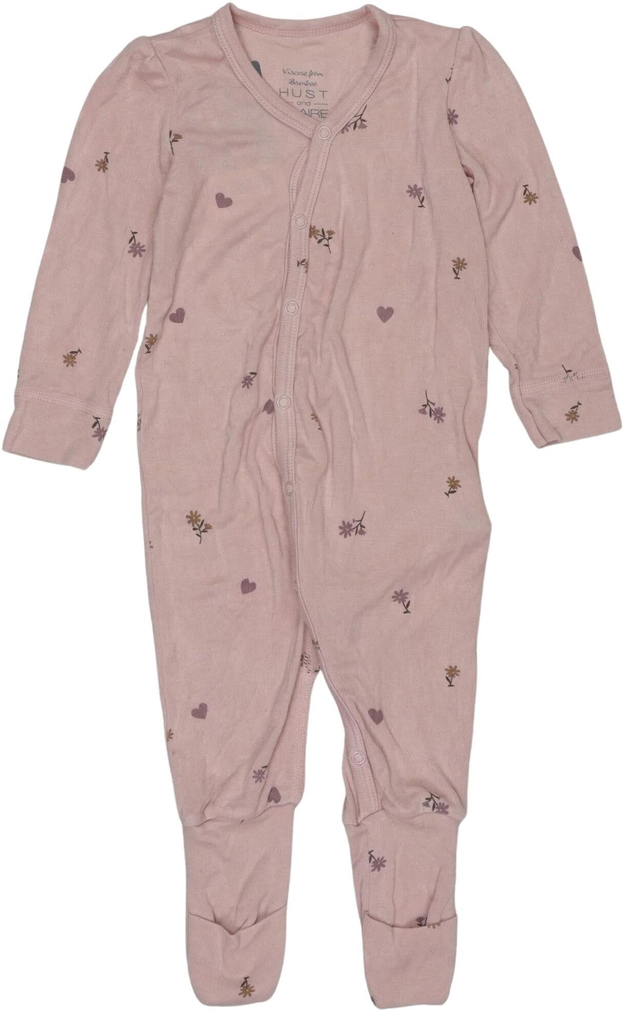 Hust & Claire Mädchen Strampler, Pink, Gr. EU 62, Viskose / Elasthan - Second Hand