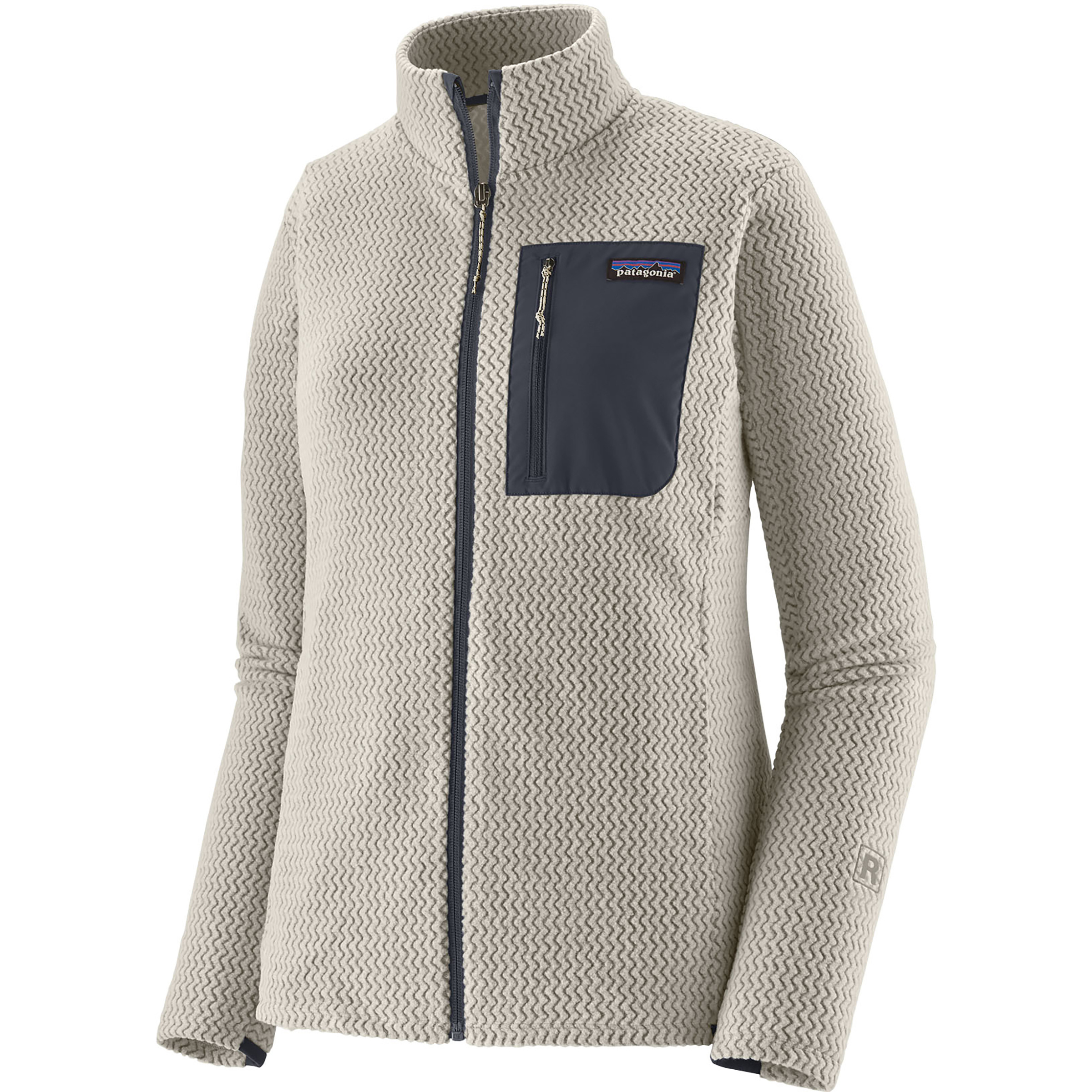 Patagonia R1 Air Damen Fleecejacke beige Größe XS Trekking Atmungsaktiv
