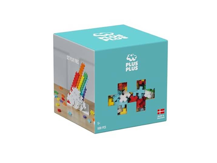 Plus-Plus 3976 regenboog, bouwstenenset voor kinderen, 600 delen